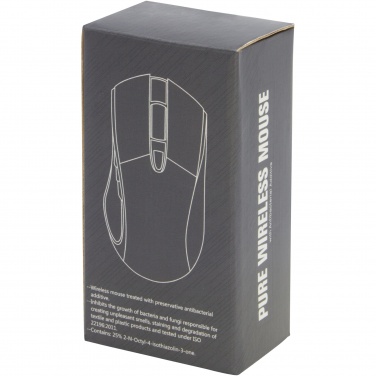 Logo trade promotional giveaways picture of: Pure wireless mouse with antibacterial additive